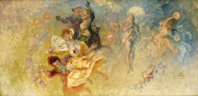 Bal maskowy, autorstwa Jules Cheret