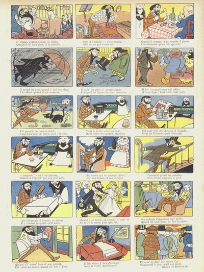 Ilustracja do Le Rire autorstwa Jules Depaquit