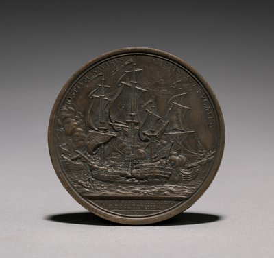 Medal: John Paul Jones rewers. autorstwa Jules Dupré
