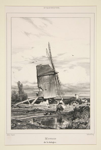 Sologne Mill autorstwa Jules Dupré