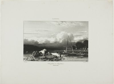 Widok w Anglii autorstwa Jules Dupré
