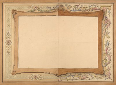 Projekt sufitu, druga połowa XIX wieku. Twórcy: Jules-Edmond-Charles Lachaise, Eugène-Pierre Gourdet. autorstwa Jules Edmond Charles Lachaise and Eugène Pierre Gourdet