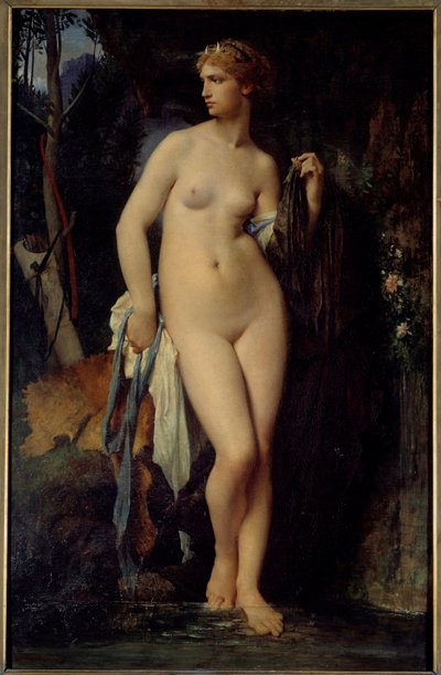 Diane Malarstwo Jules Elie Delaunay (1828-1891) 1872 Nd. 1,47x0,94 m Paryż, musee d