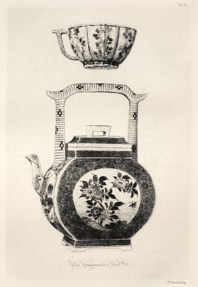 Historia sztuki ceramicznej: opisowe i filozoficzne studium ceramiki... Tablica IV, 1877. autorstwa Jules Ferdinand Jacquemart