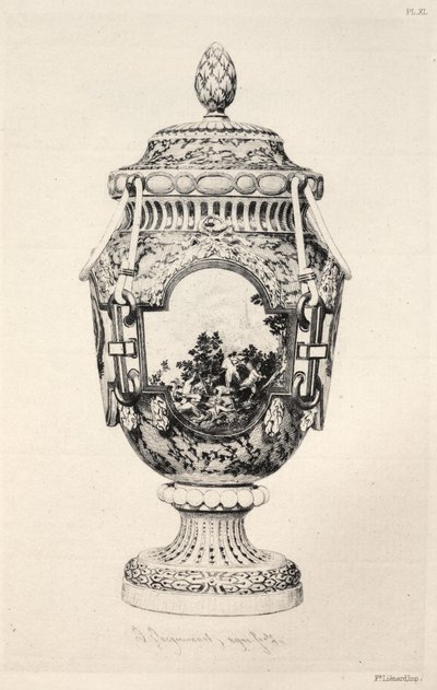 Historia sztuki ceramicznej: opisowe i filozoficzne studium ceramiki... Tablica XI, 1877. autorstwa Jules Ferdinand Jacquemart