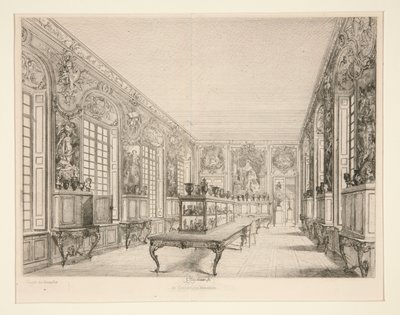 Le Cabinet des Medalilles autorstwa Jules Ferdinand Jacquemart