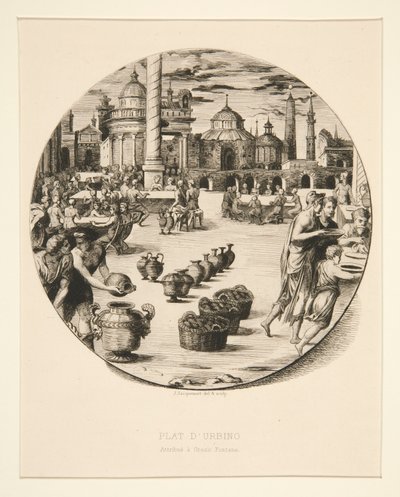 Plat d autorstwa Jules Ferdinand Jacquemart