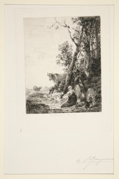 Reszta autorstwa Jules Ferdinand Jacquemart