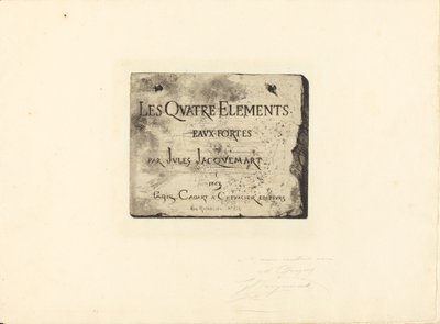 Strona tytułowa autorstwa Jules Ferdinand Jacquemart