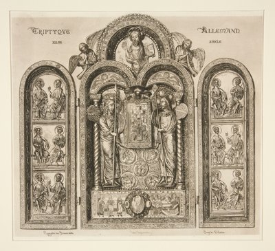 Tryptyk niemiecki / Xllme autorstwa Jules Ferdinand Jacquemart
