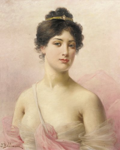 Młoda piękność autorstwa Jules Frederic Ballavoine