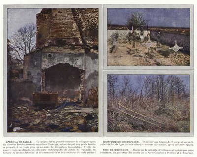 Po bitwie, Cmentarz Courgivaux, Brzoza autorstwa Jules Gervais Courtellemont