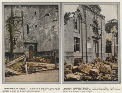 Cathedrale de Verdun, College Sainte-Catherine autorstwa Jules Gervais Courtellemont