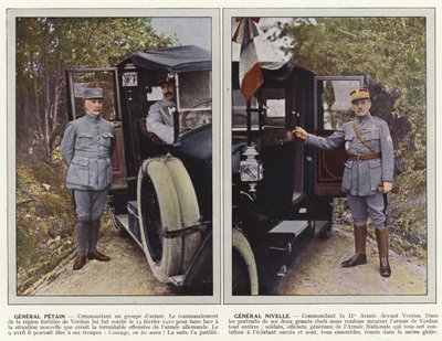 Generał Petain, Generał Nivelle autorstwa Jules Gervais Courtellemont