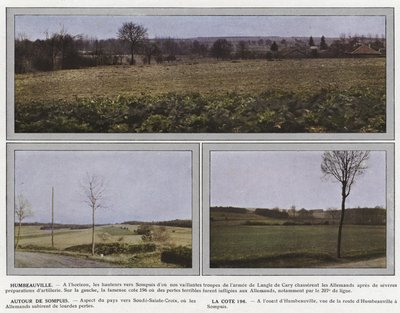 Humbeauville, okolice Sompuis, La Cote 196 autorstwa Jules Gervais Courtellemont