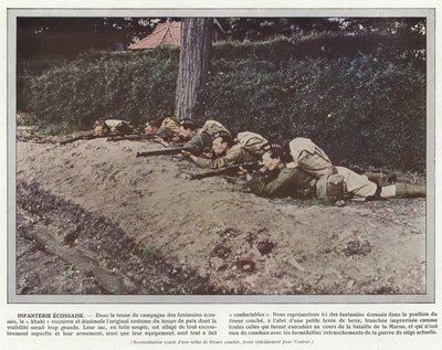 Szkocka Piechota autorstwa Jules Gervais Courtellemont