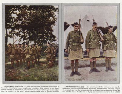 Szkocka piechota, szkocka piechota autorstwa Jules Gervais Courtellemont