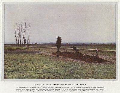 Pole bitwy na płaskowyżu Barcy autorstwa Jules Gervais Courtellemont