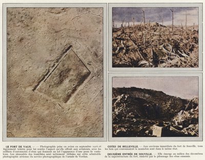 Fort de Vaux, Cotes de Belleville, drugie wejście do Souville autorstwa Jules Gervais-Courtellemont