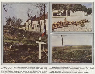 Penchard, Les Tirailleurs Marocains, Neufmontiers autorstwa Jules Gervais Courtellemont