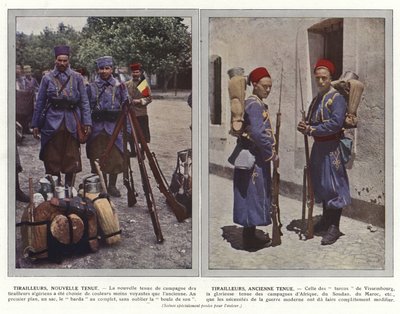 Strzelcy, nowy strój, Strzelcy, stary strój autorstwa Jules Gervais Courtellemont