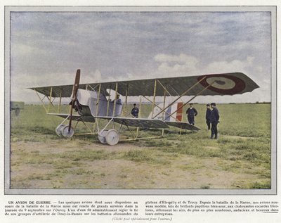 Samolot wojenny autorstwa Jules Gervais-Courtellemont