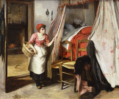 Czerwony Kapturek autorstwa Jules Girardet
