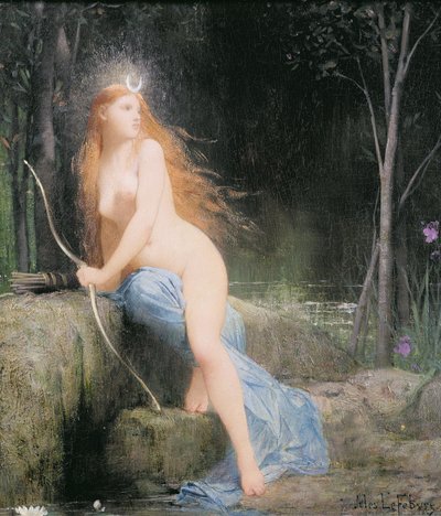 Diana autorstwa Jules Joseph Lefebvre