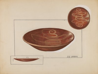 Talerz Ciasto autorstwa Jules Lefevere
