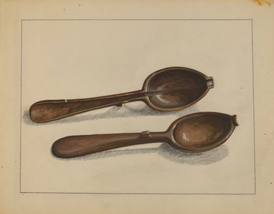 Forma łyżki stołowej, ok. 1936. autorstwa Jules Lefevere