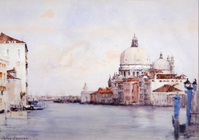 Canal Grande, Wenecja (akwarela na papierze) autorstwa Jules Lessore