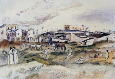 Ulica w Hawanie na Kubie, 1917 r. autorstwa Jules Pascin