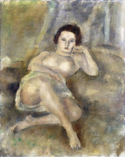 Leżąca dziewczyna, 1925 autorstwa Jules Pascin