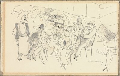 Scena postaci autorstwa Jules Pascin