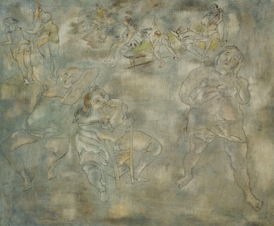 Więźniowie; Les Captives, ok. 1923-25 autorstwa Jules Pascin