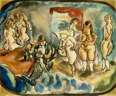 Klient roztrząsania autorstwa Jules Pascin