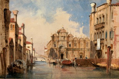 Scuola di San Marco, Wenecja, c. 1830. autorstwa Jules Romain Joyant