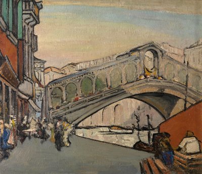 Most Rialto w Wenecji autorstwa Jules Schmalzigaug