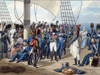 Napoleon powracający z wyspy Elba - Vernet, Jules (1792-1843) - 1815 - Akwarela na papierze - 26,2x34,7 - Kolekcja prywatna autorstwa Jules Vernet