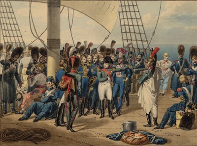 Napoleon powracający z wyspy Elba, 1815 autorstwa Jules Vernet