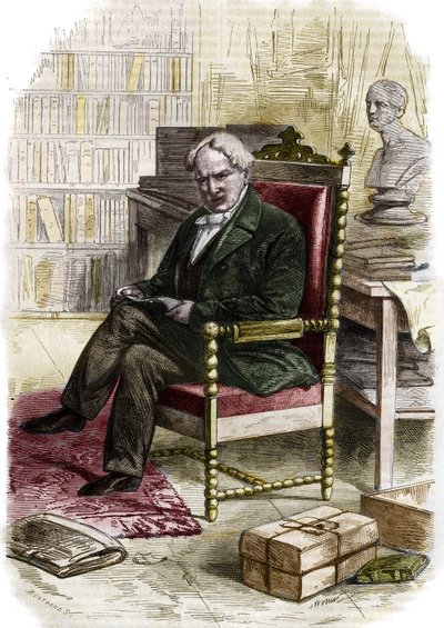 Portret Aleksandra von Humboldta (Aleksander Humboldta) autorstwa Jules Worms