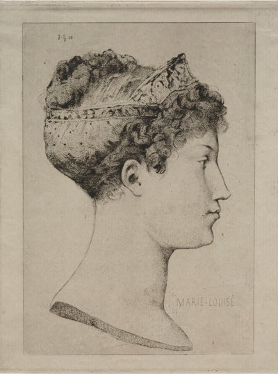 Marie Louise w profilu autorstwa Jules de Goncourt