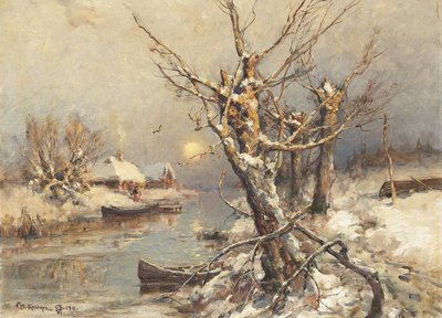 Zimowe słońce, 1911 autorstwa Juli Julievich Klever