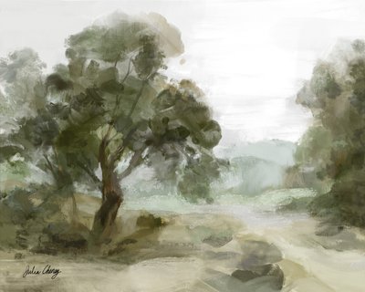 Ścieżka w Misty Valley autorstwa Julia Cheney