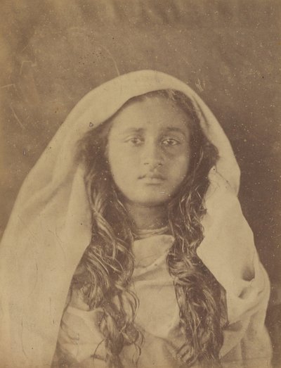 Cejlońska kobieta, 1875-79. autorstwa Julia Margaret Cameron