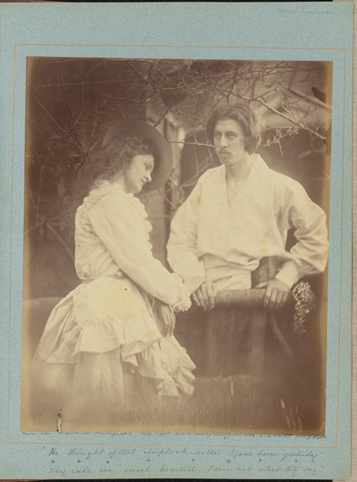 „Pomyślał o tym ostrym spojrzeniu, które Matka rzuciła mu wczoraj” autorstwa Julia Margaret Cameron