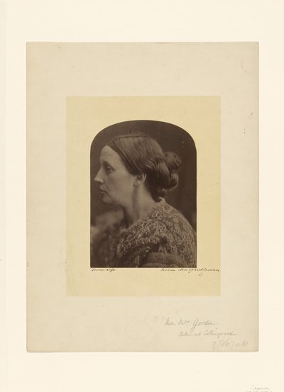 Czcigodna pani Gordon / Caroline Emilia Mary Hershel autorstwa Julia Margaret Cameron