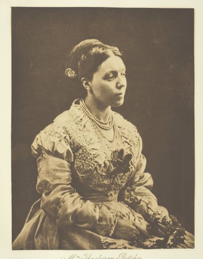 Pani Thackeray Ritchie, 1870, wydrukowana ok. 1893. autorstwa Julia Margaret Cameron