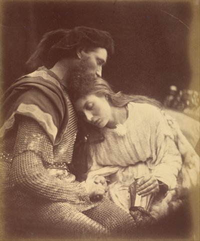 Rozstanie sir Lancelota i królowej Ginewry autorstwa Julia Margaret Cameron