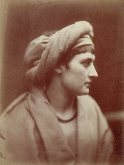 Portret kobiety w turbanie autorstwa Julia Margaret Cameron